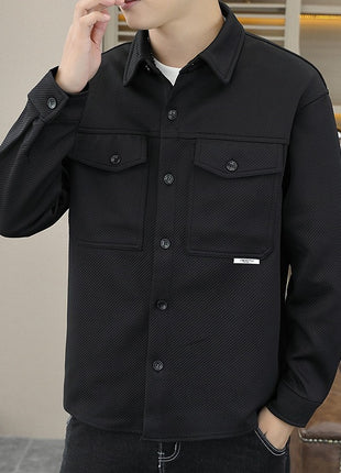 SS Men's Twill Shirt Black