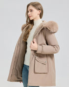 SS Winter Fur-Lined Jacket Khaki