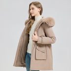 SS Winter Fur-Lined Jacket Khaki