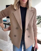 SS Women's Wool Coat Brown