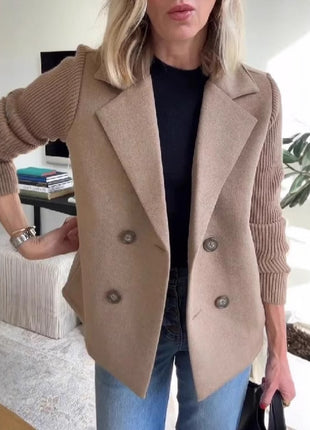 SS Women's Wool Coat Brown