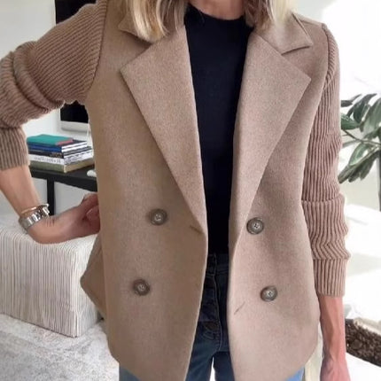 SS Women's Wool Coat Brown
