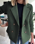 SS Women's Wool Coat Green