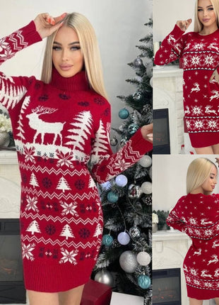 SS Elk Sweater Dress