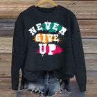 Women's Autumn And Winter Round Neck Sweater Black