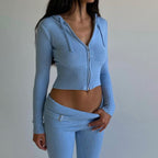 SS Set Blue top