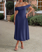 SS Elegant Dress dark blue