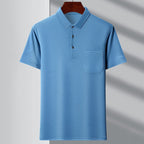 Men's Polo Stripes T-shirt 1720 Blue