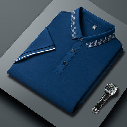 Men's T-shirt Loose Casual dark blue