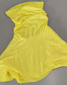 SS Tube-top Short Dress Yellow