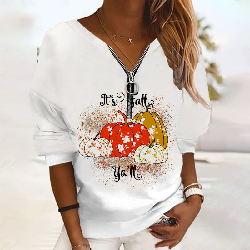 Halloween Printed Sweater