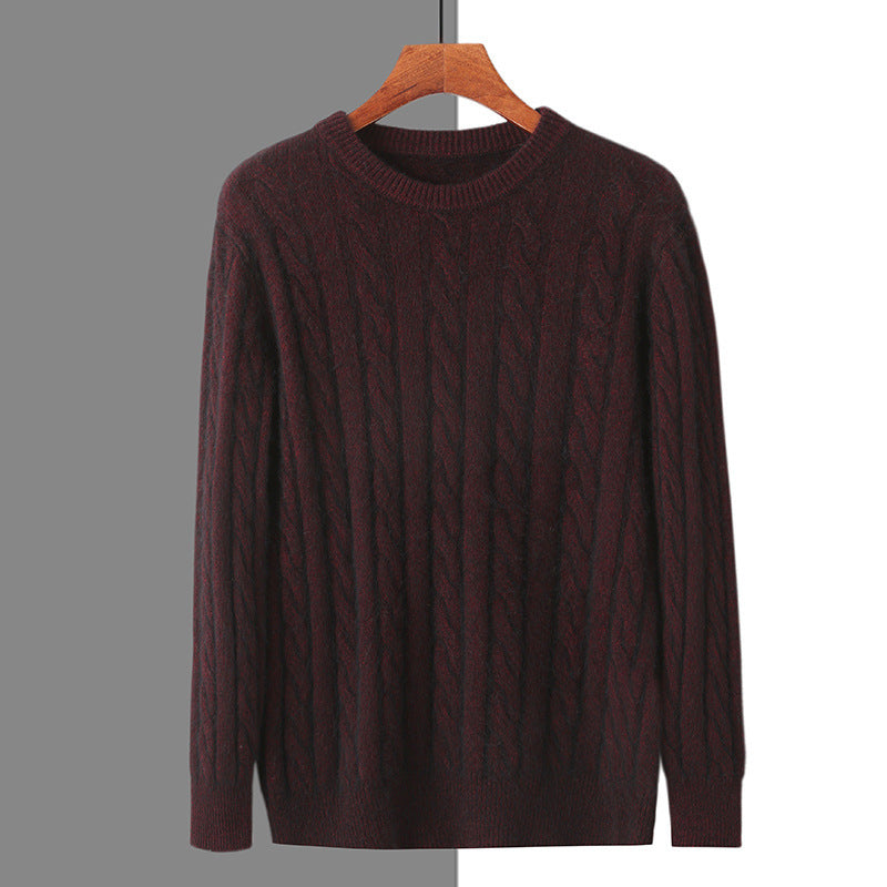 Men's Mink Sweater Brown