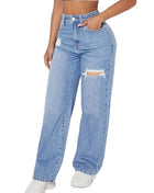 SS Hole Denim Light blue