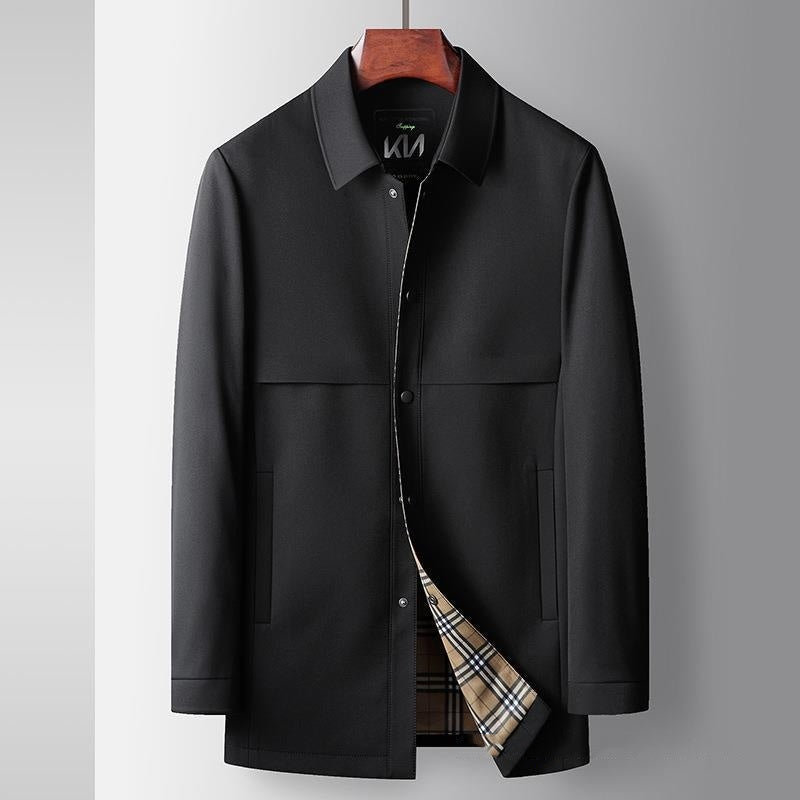 Autumn New Zipper Jacket Black