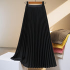 Women's Pleated High Waist Skirt Black