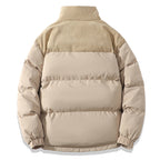 Winter Contrast-colored Padded Jacket Unisex