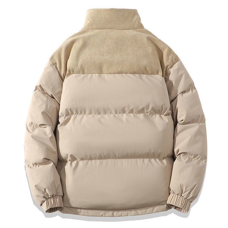 Winter Contrast-colored Padded Jacket Unisex
