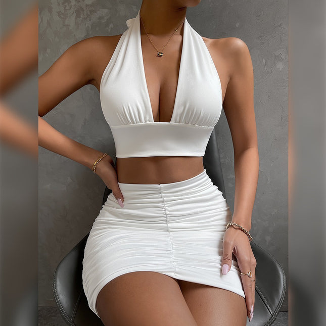 Women's 2pcs Dress Suits White