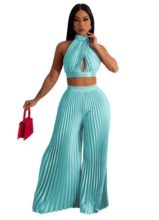 SS Two-piece Set Light blue