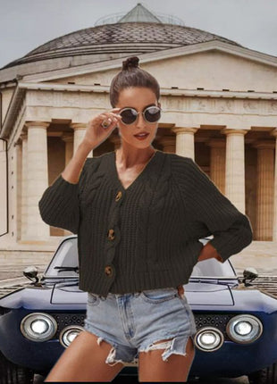 SS Button Down Sweater