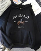 SS Monaco hoodie Black