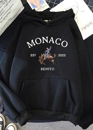 SS Monaco hoodie Black