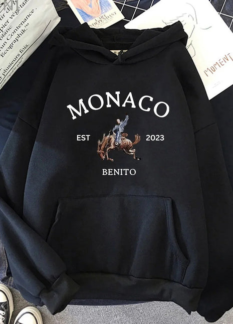 SS Monaco hoodie Black