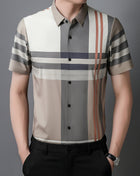 SS Men's T-Shirt Khaki H