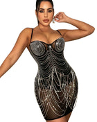 SS Tassel Party Dress Black