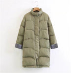 Cotton Padded Winter Jacket Green
