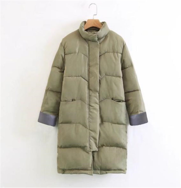 Cotton Padded Winter Jacket Green