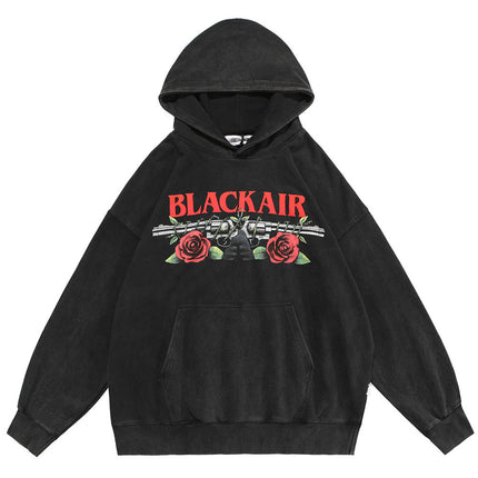 Men's Niche Rose Hoodie Black