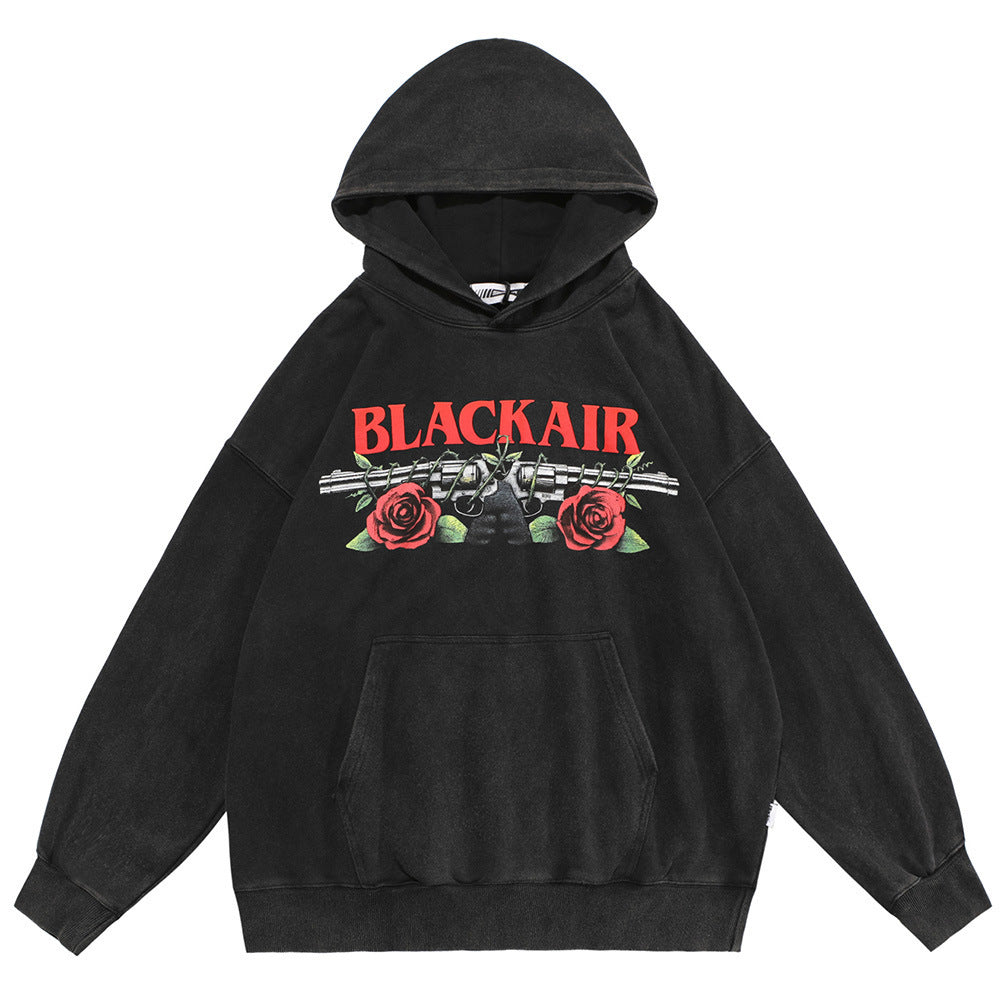 Men's Niche Rose Hoodie Black
