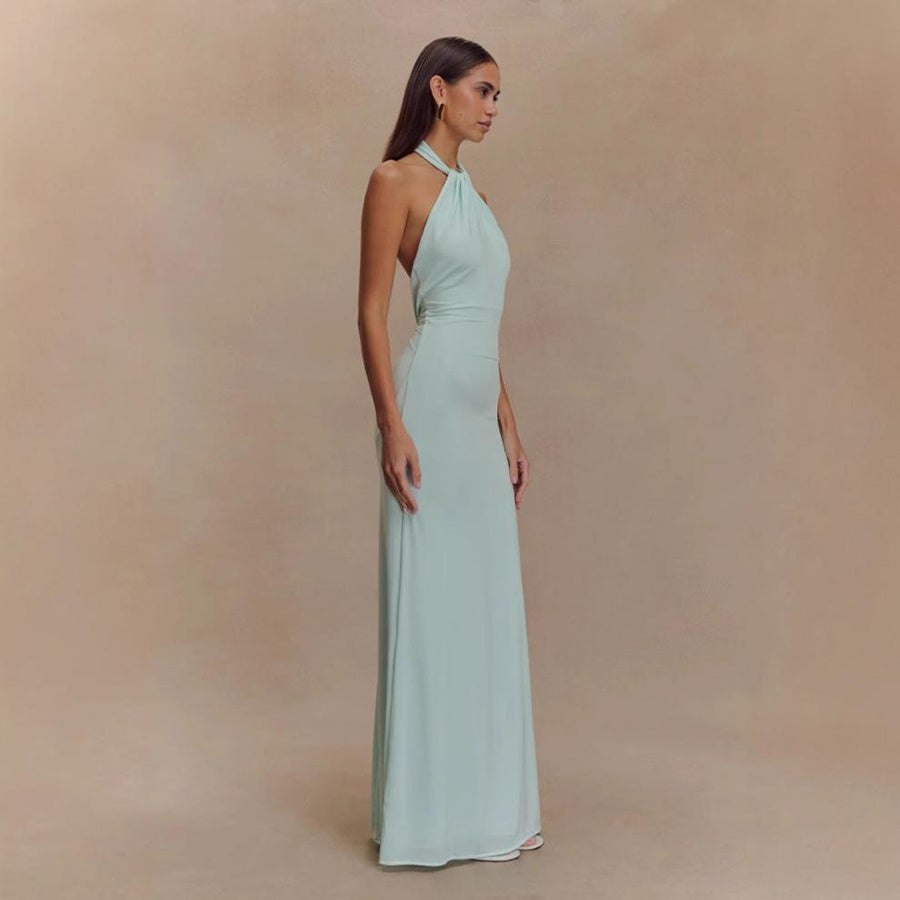 Bodycon Halter Maxi Dresses