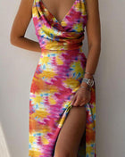 SS Sling Dress Red flower