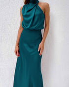 SS Elegant Evening Dress lake blue