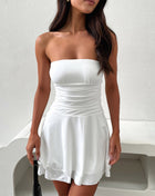 SS Tube-top Short Dress White