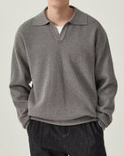 SS Men's Loose Sweater Gray