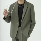Men Loose Drooping Style Suit