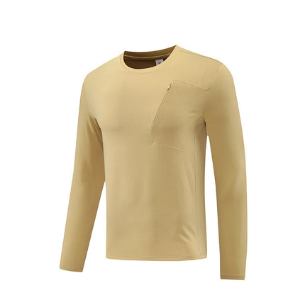 Quick-drying Long-sleeved Top Khaki