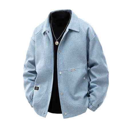 Men's Korean Style Jacket sky blue