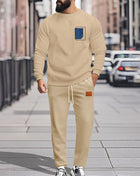 SS Men's Jogging Set Khaki H