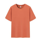 Waffle Heavy T-shirt For Men Orange