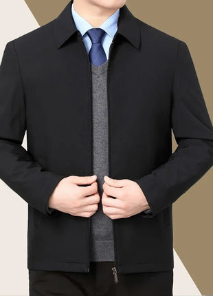 SS New Men Spring And Autumn jacket Black