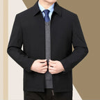 New Men Spring And Autumn jacket Black