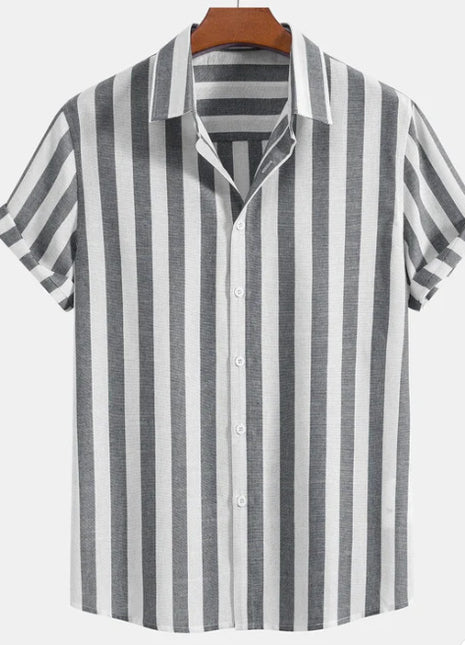 SS Stripe T-Shirt Dark Gray