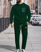 SS Men's Jogging Set Dark Green