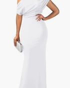 SS Formal Party Dress White