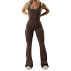 Women’s Tight Yoga Bodysuit Hollow Seamless