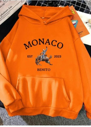 SS Monaco hoodie Orange